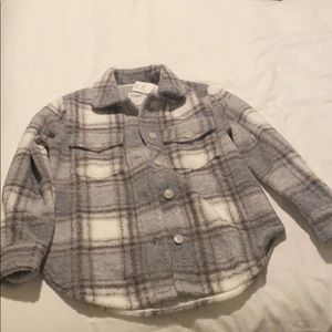 Cozy shirt jacket